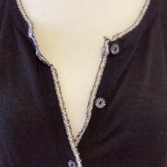 Sigrid Olsen Black Cardigan Sweater - Picture 2 of 14